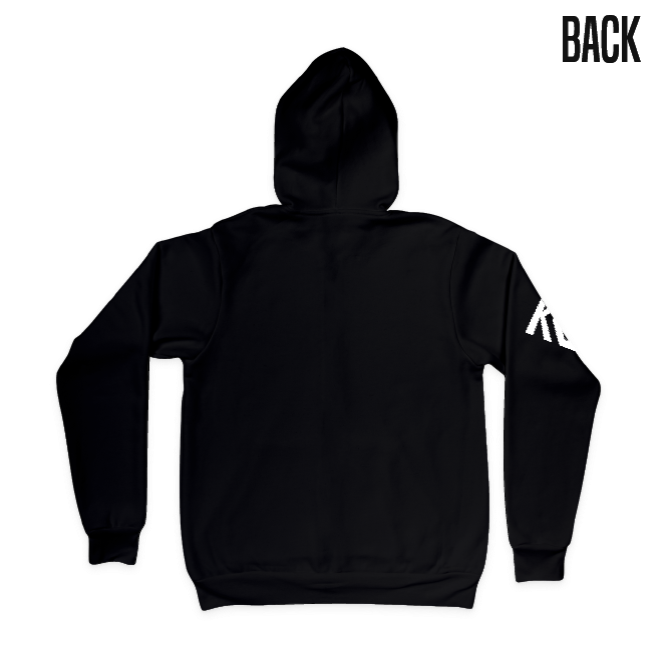 "The Boss" Unisex, Right Sleeve Print - Zip Up Hoodie