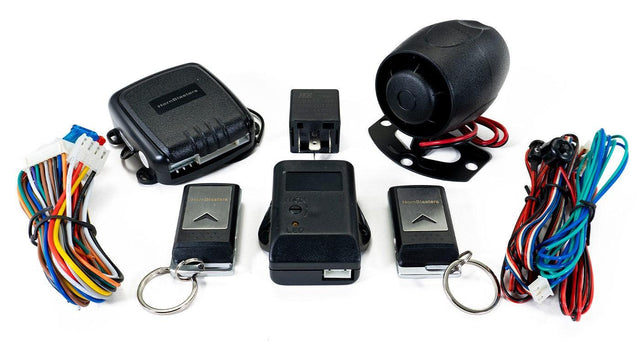 HornBlasters 4 Channel Car Alarm with Flip Remote HornBlasters