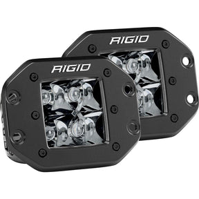 Rigid Industries D-SERIES PRO SPOT FM /2 MIDNIGHT  Flush Mount Far From Stock - Meyer Distributing