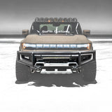 GMC Hummer EV Brush Guard Bull Bar Armor Coated Black 2021-2026