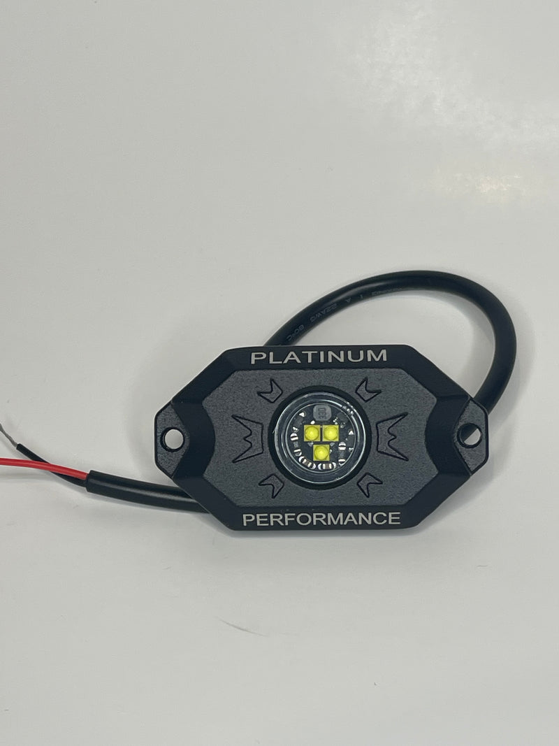 Rock lights super bright white Platinum Performance Lighting.