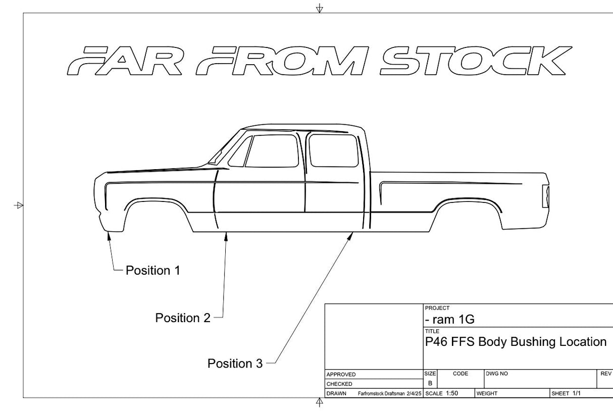 72-93 Dodge Truck Body Mount Bushing Kit With All New Hardware Meyer Distributors