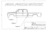 72-93 Dodge Truck Body Mount Bushing Kit With All New Hardware Meyer Distributors