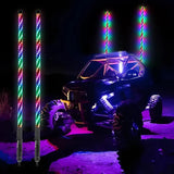 LED Whips 4’ Dual atv utv offroad