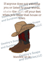 Western Boots Matthew 10:14 T-Shirt Destiny's Soaps & Sundries, LLC