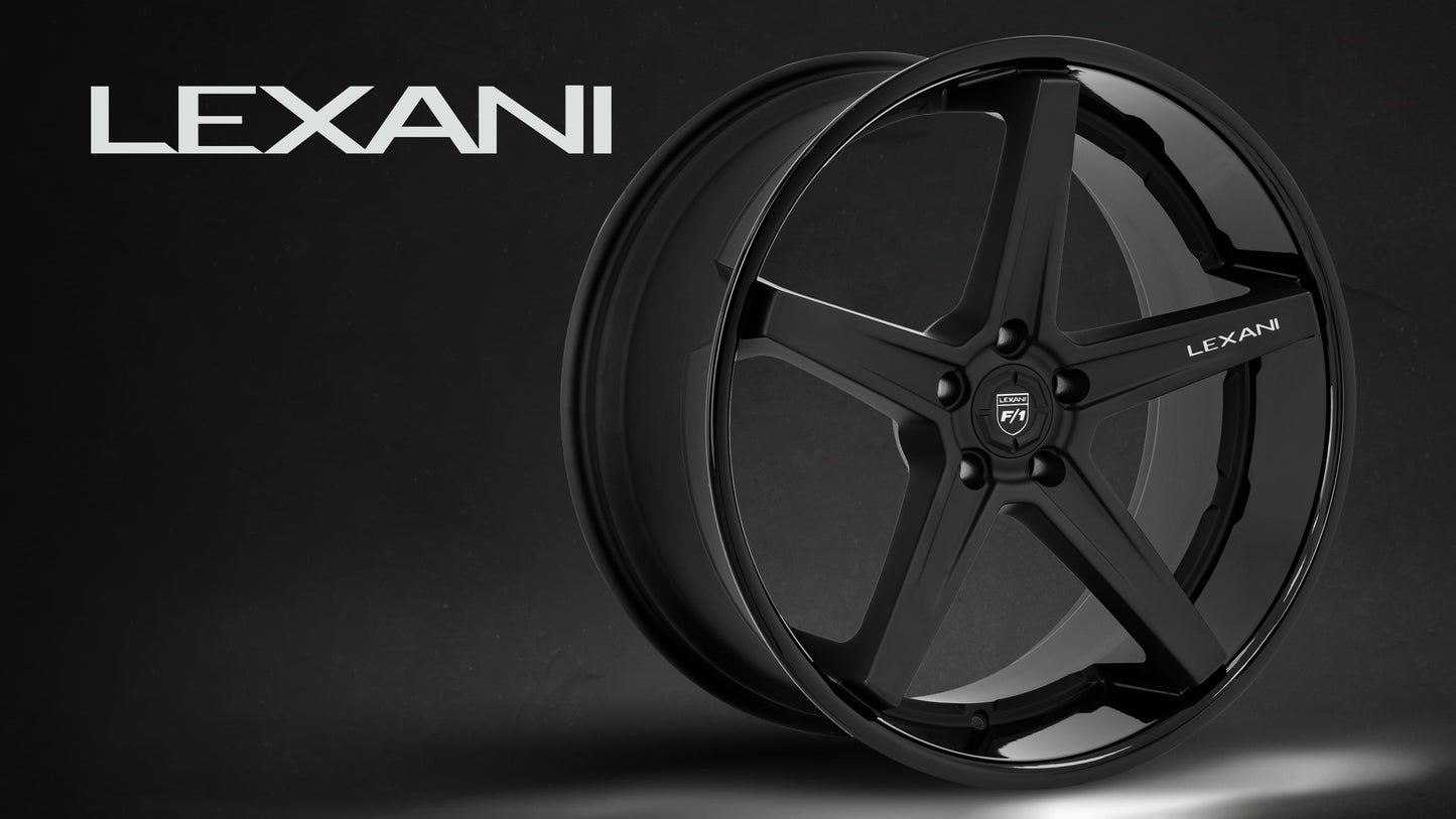 Lexani 19” wheels Flat Black SBGB