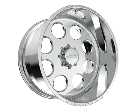 JTX Forged 24x12 polished UTV 8x6.5” wheels set of 4