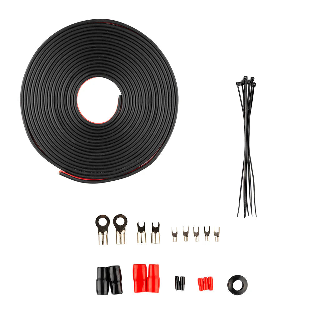 Kit d'installation d'amplificateur 4-GA OFC 100 % cuivre