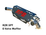 RPM RZR XPT and Pro XP E-Valve Muffler Colored Logo Back Plate