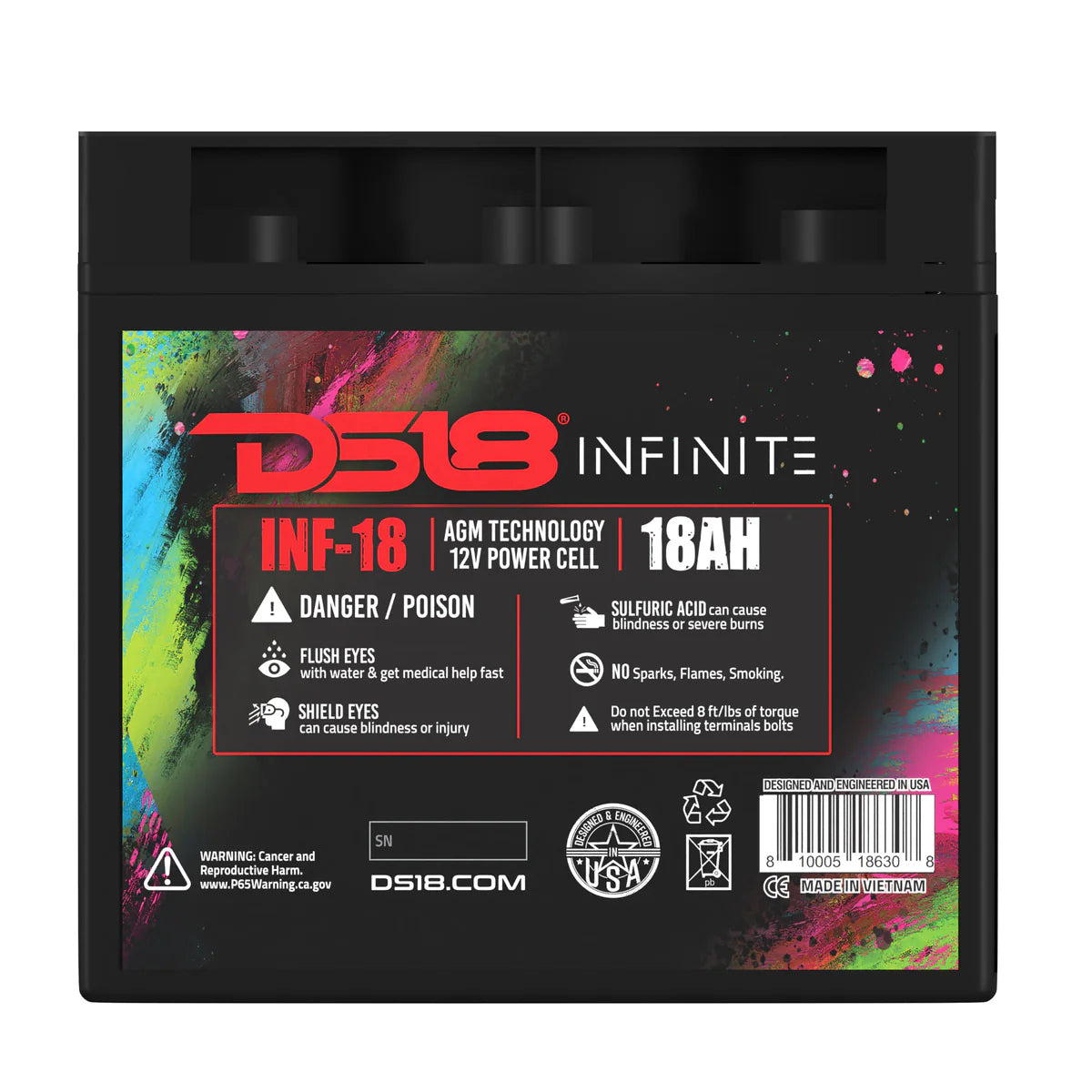 DS18 INFINITE 750 Watts 18 AH AGM Power Cell