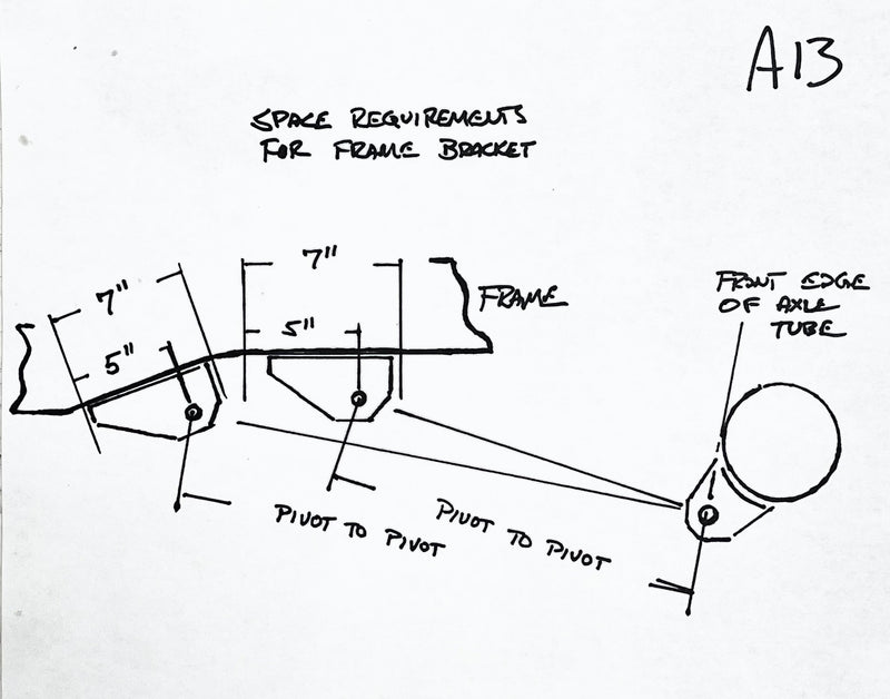 03-09 3rd Gen Dodge Ram FFS Bolt-On Four Link / Traction Bar CRADLE Kit