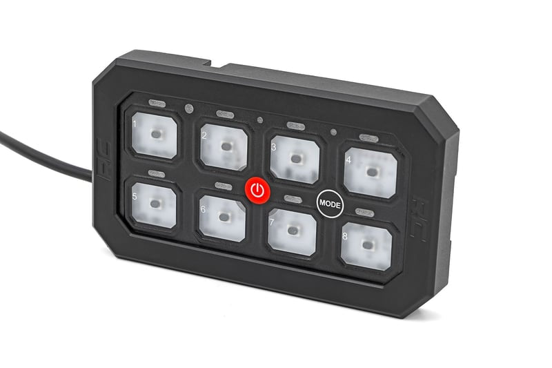 8 Gang Switch Panel
RGB Backlit Buttons | Multifunction Modes ROUGH COUNTRY