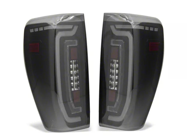 DRL LED Tail Lights; Black Housing; Smoked Lens
(19-25 Sierra 1500 w/ Factory LED Tail Lights)