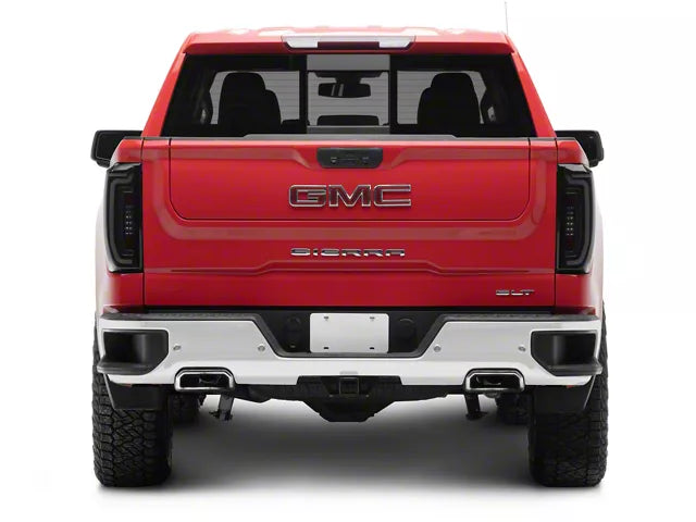 DRL LED Tail Lights; Black Housing; Smoked Lens
(19-25 Sierra 1500 w/ Factory LED Tail Lights)