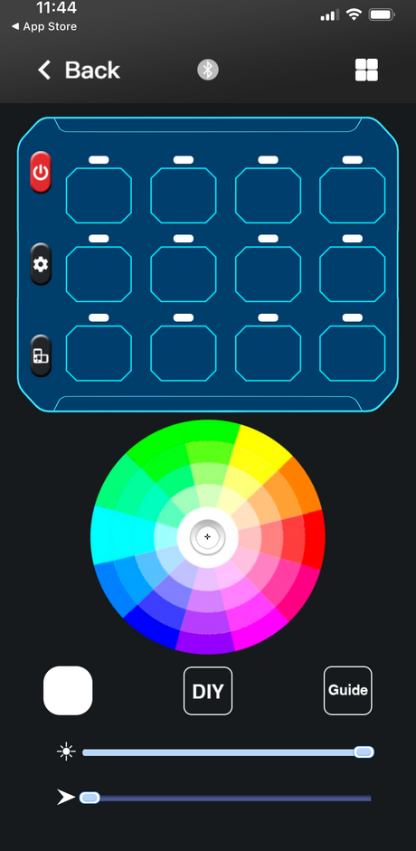 12-Gang Switch Panel With RGB And Remote Control Bluetooth App by GG Lighting