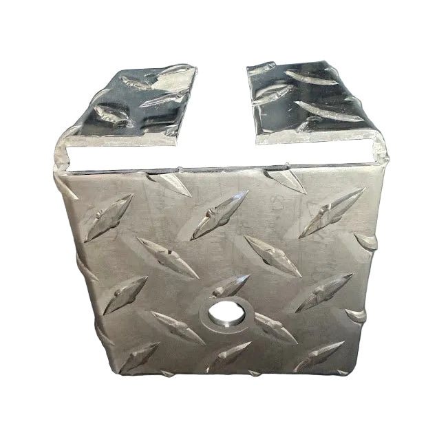 Diamond Plate 1/2 Inch Hole For Pickup Trucks & Jeeps, Box Mount for CB Radio Antenna TekShack