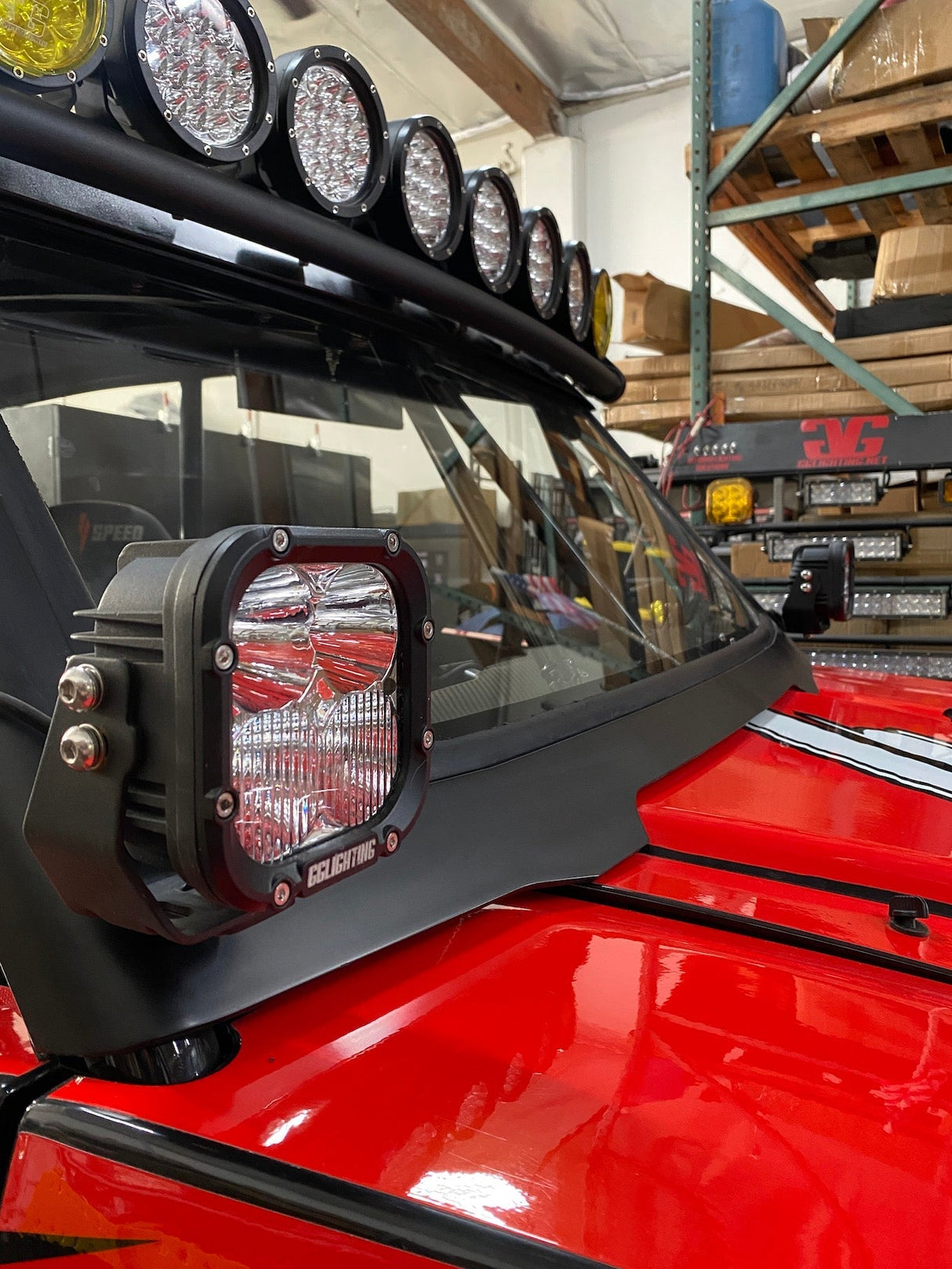 Speed UTV Pillar Pod Mounts For Windshield GGLighting