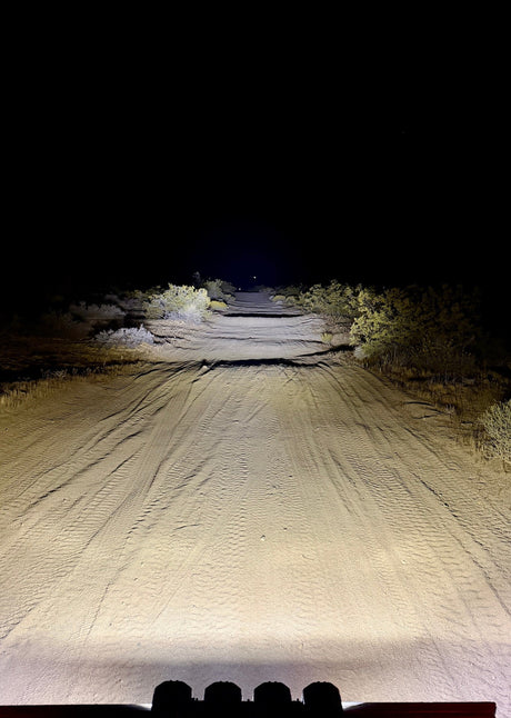 7 Light U-Con Interlocking Off Road LED Pod With Amber or White DRL Running Light GGLighting
