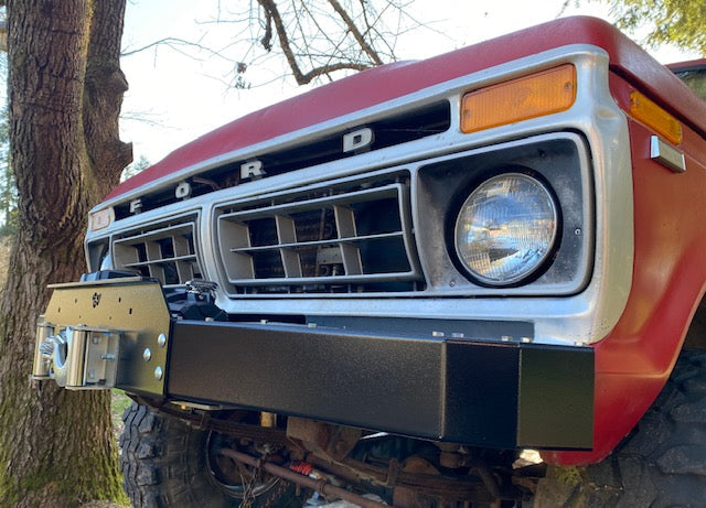 Engineered Vintage 'GOAT' winch bumper - 1967-1979 Ford F-Series Engineered Vintage LLC