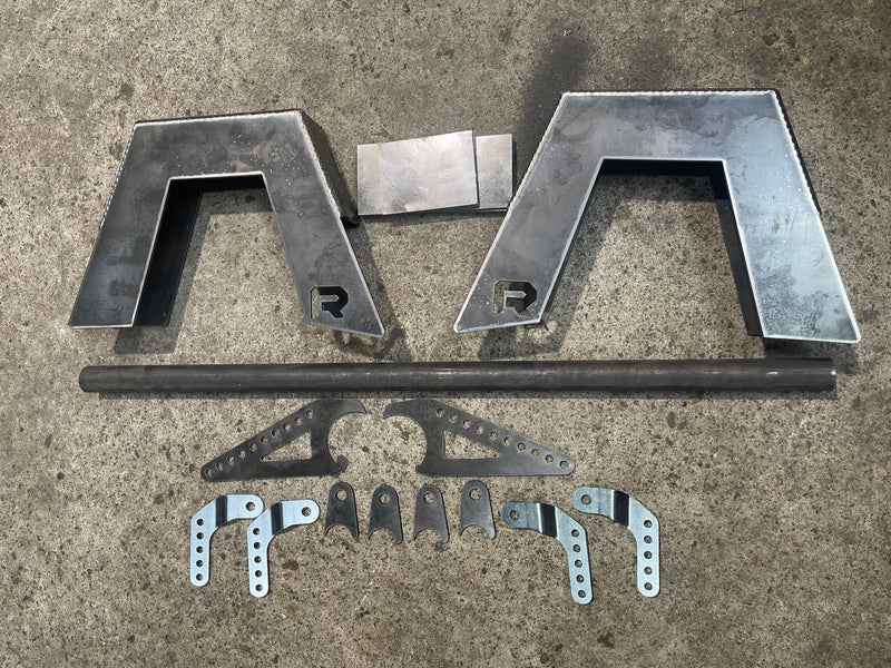 2007-2013 Silverado Monster Notch Shock Relocation w/ Crossbar Combo