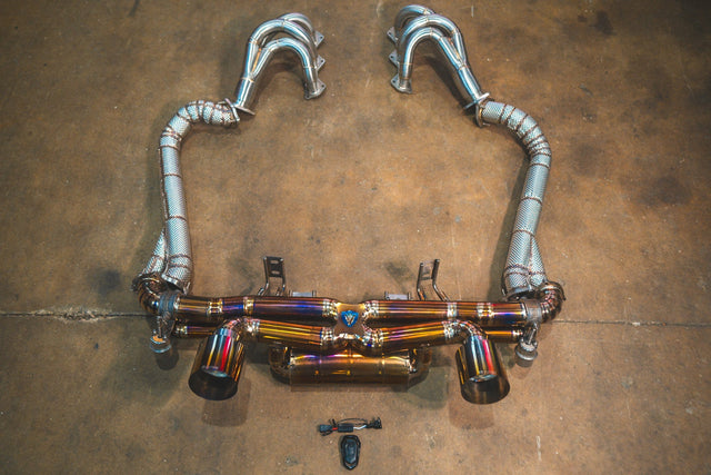 Valvetronic Valved Sport Exhaust System for Porsche 718 GT4 / GTS/ Boxster Spyder Valvetronic Designs