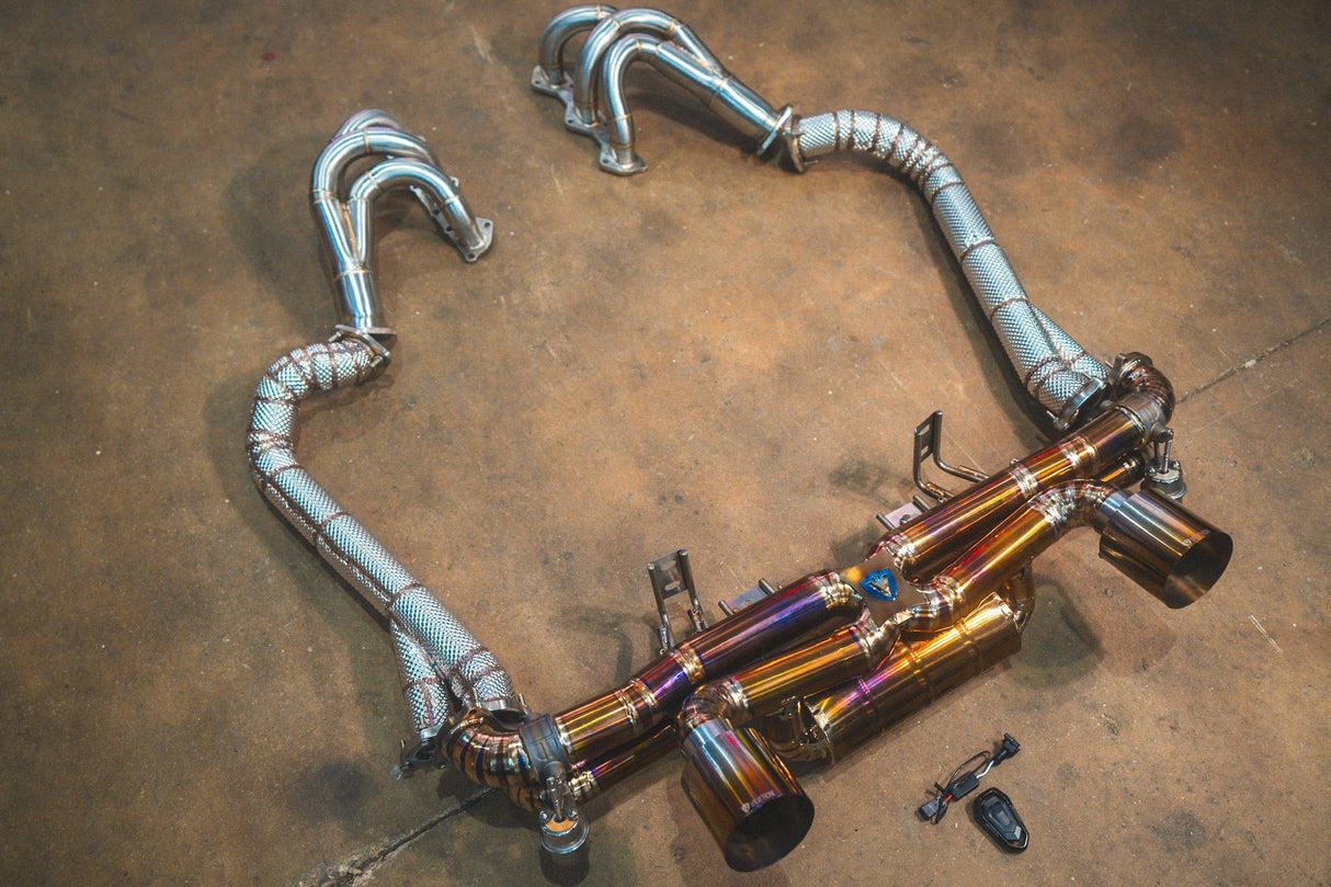 Valvetronic Valved Sport Exhaust System for Porsche 718 GT4 / GTS/ Boxster Spyder Valvetronic Designs