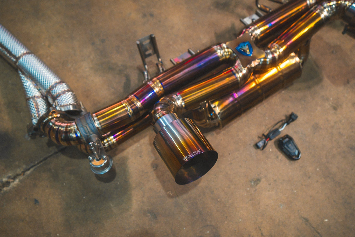 Valvetronic Valved Sport Exhaust System for Porsche 718 GT4 / GTS/ Boxster Spyder Valvetronic Designs