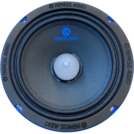 Nemesis Audio NA-65FMRLT 6.5" 250W Midrange Speaker With RGB LED Lights 4-Ohm (Single) Nemesis Audio
