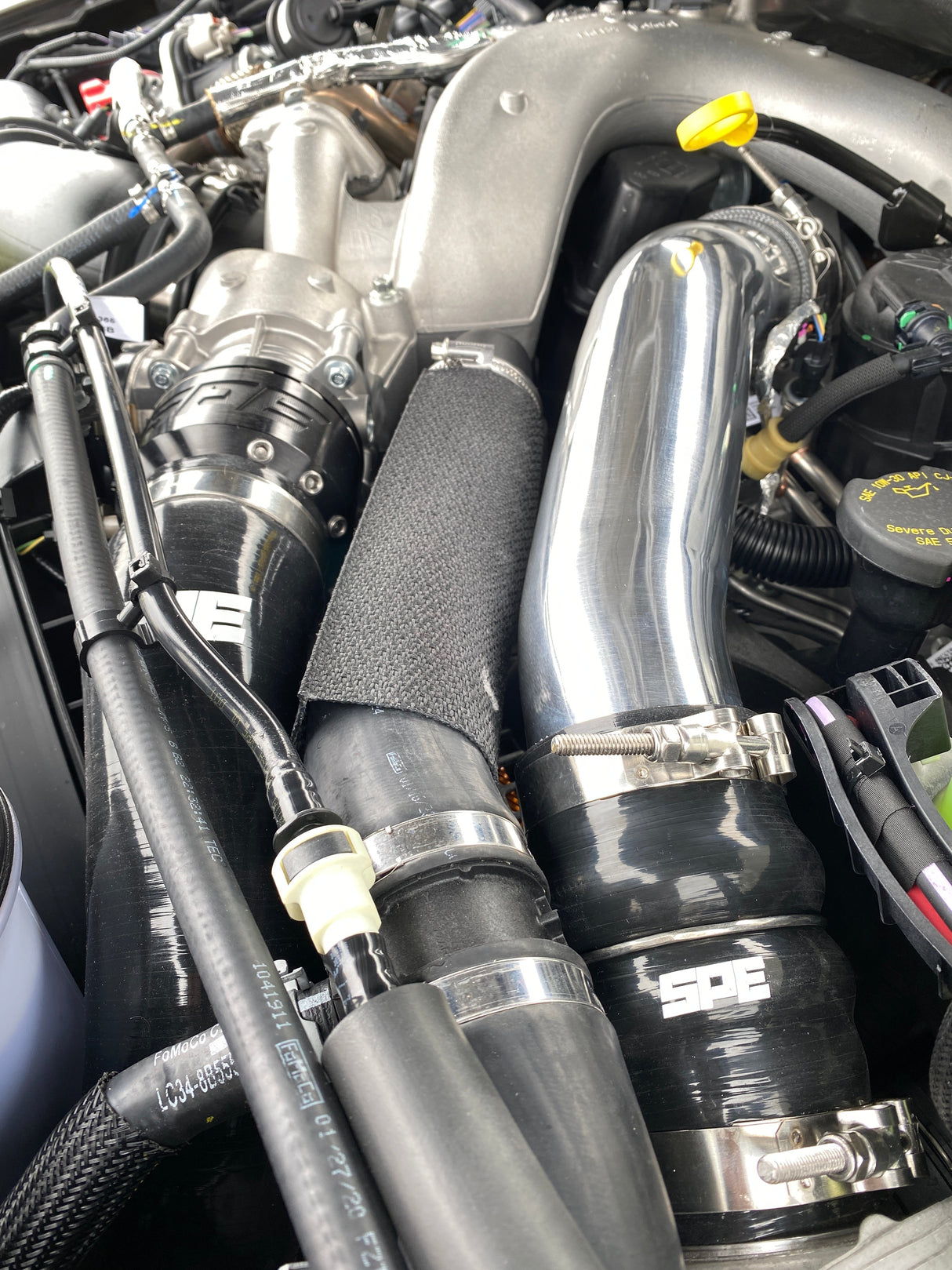 SPE 6.7L Powerstroke Hot Side Intercooler Pipe (Fits ALL year non-HO trucks)