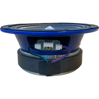 Nemesis Audio NA-65FMRLT 6.5" 250W Midrange Speaker With RGB LED Lights 4-Ohm (Single) Nemesis Audio