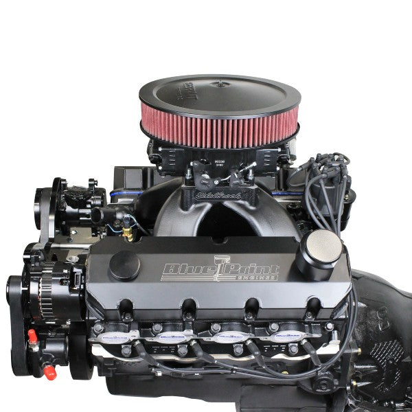 GM Big Block Compatible 632 c.i. Pro Series Engine and 4L80E Automatic Transmission - 815 Horsepower - Blackout Reaper Edition Builder Series - Black Pulley Kit - Fuel Injected