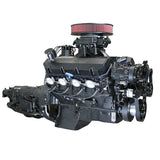 GM Big Block Compatible 632 c.i. Pro Series Engine and 4L80E Automatic Transmission - 815 Horsepower - Blackout Reaper Edition Builder Series - Black Pulley Kit - Fuel Injected
