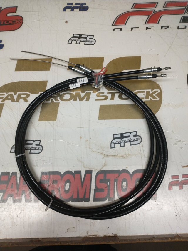 Universal parking brake cables for rear disc conversion Far From Stock