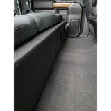 Dual 8" Chevy/GMC 19-26 Crew Cab Subwoofer Box (Fits Sundown X8 v4) With Rounded Corner Moon Car Stereo