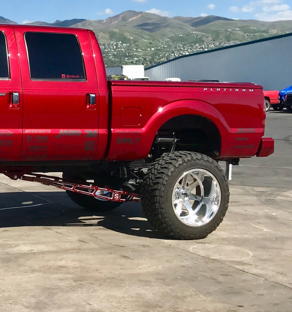 2011-2016 Ford F250/350 Super Duty Short Bed Ladder/Traction Bars - Identity Series Stryker Off Road Design
