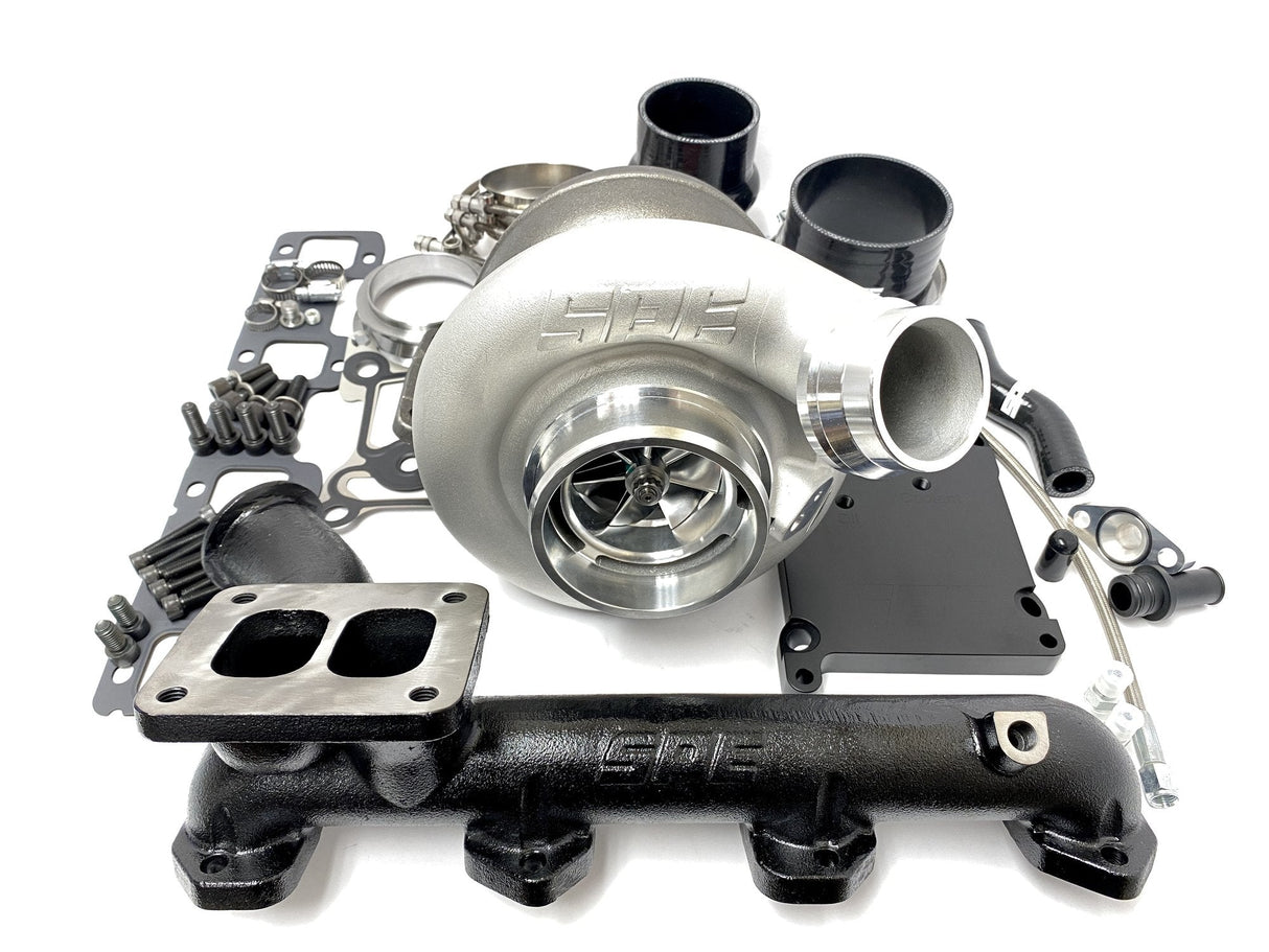 SPE Motorsport 2020+ 6.7L Powerstroke Emperor Turbo & Intake Piping Kit Ultimate Turbo System Bundle