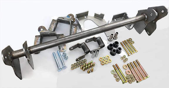 2" Front Shackle Reversal (Super Duty Spring) - 1985-1991 Ford F-Series