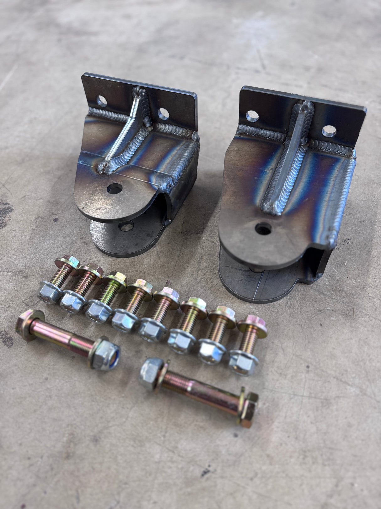 Carrick Customs Fabricated Twin Traction Beam Pivot Brackets - 1980-1997 Ford F-Series Carrick Customs