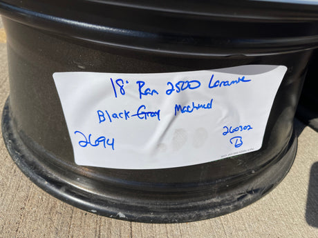 18" RAM 2500 3500 LARAMIE OEM 2694 wheels rims 2023 2024 2025 2026 NEW Texas Truck Tire
