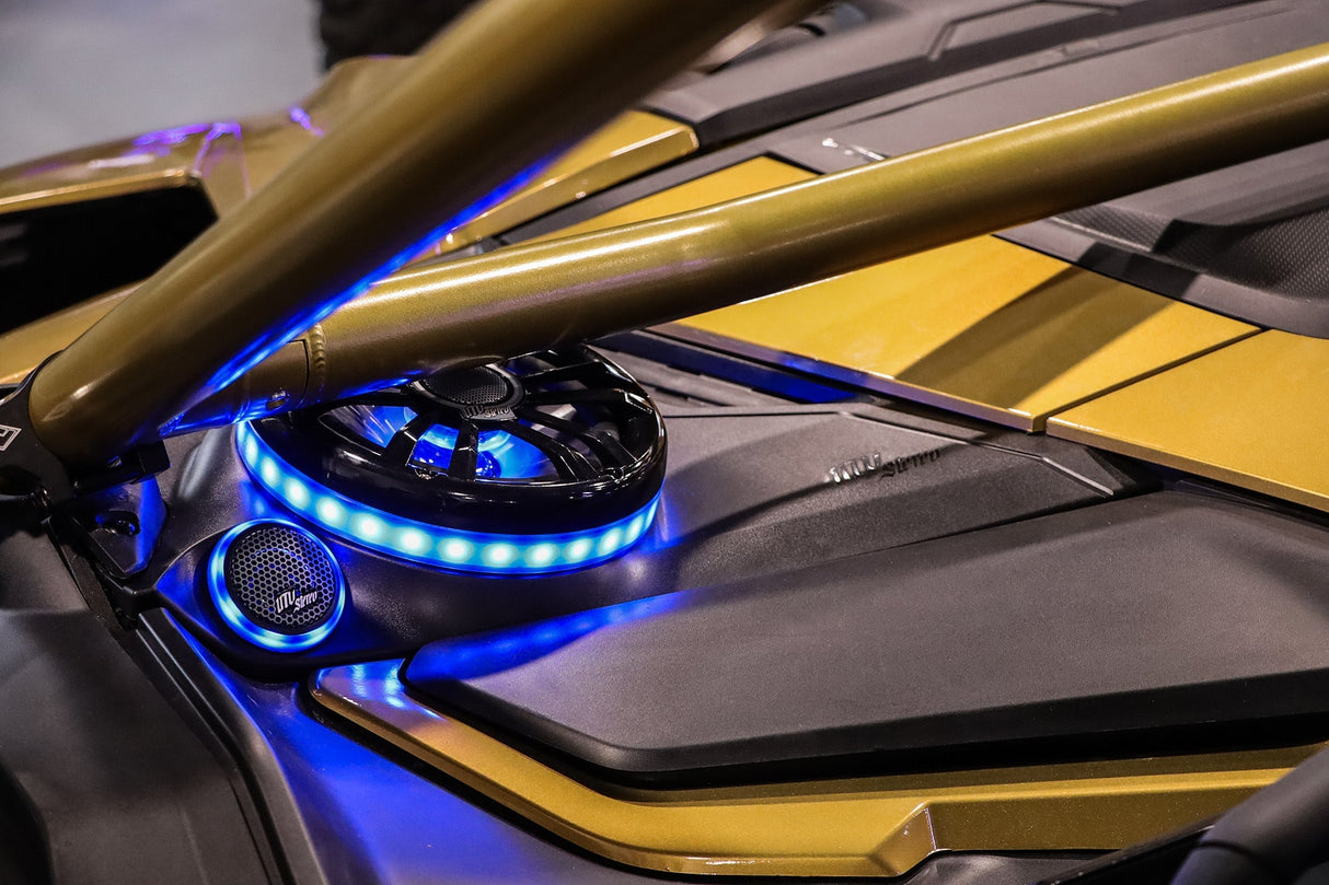6.5" RGB LED Speaker Rings (Pair) | UTVS-65LSR UTV Stereo