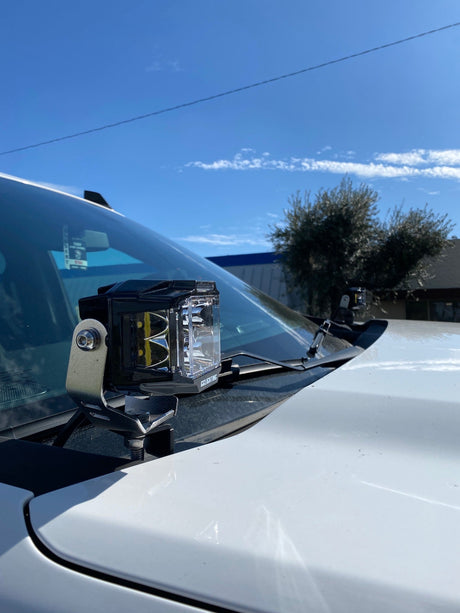 2019+ Silverado Ditch Light Pillar Brackets GGLighting