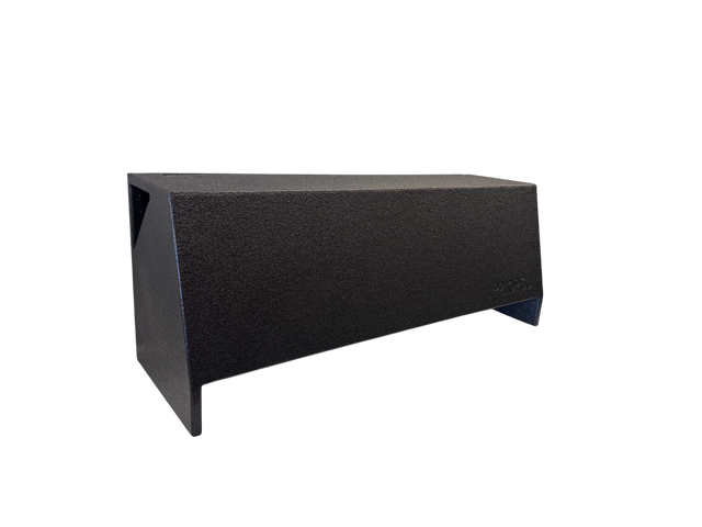 Dual 10" Third Row SUV Subwoofer Box Down Fire Ported Moon Car Stereo