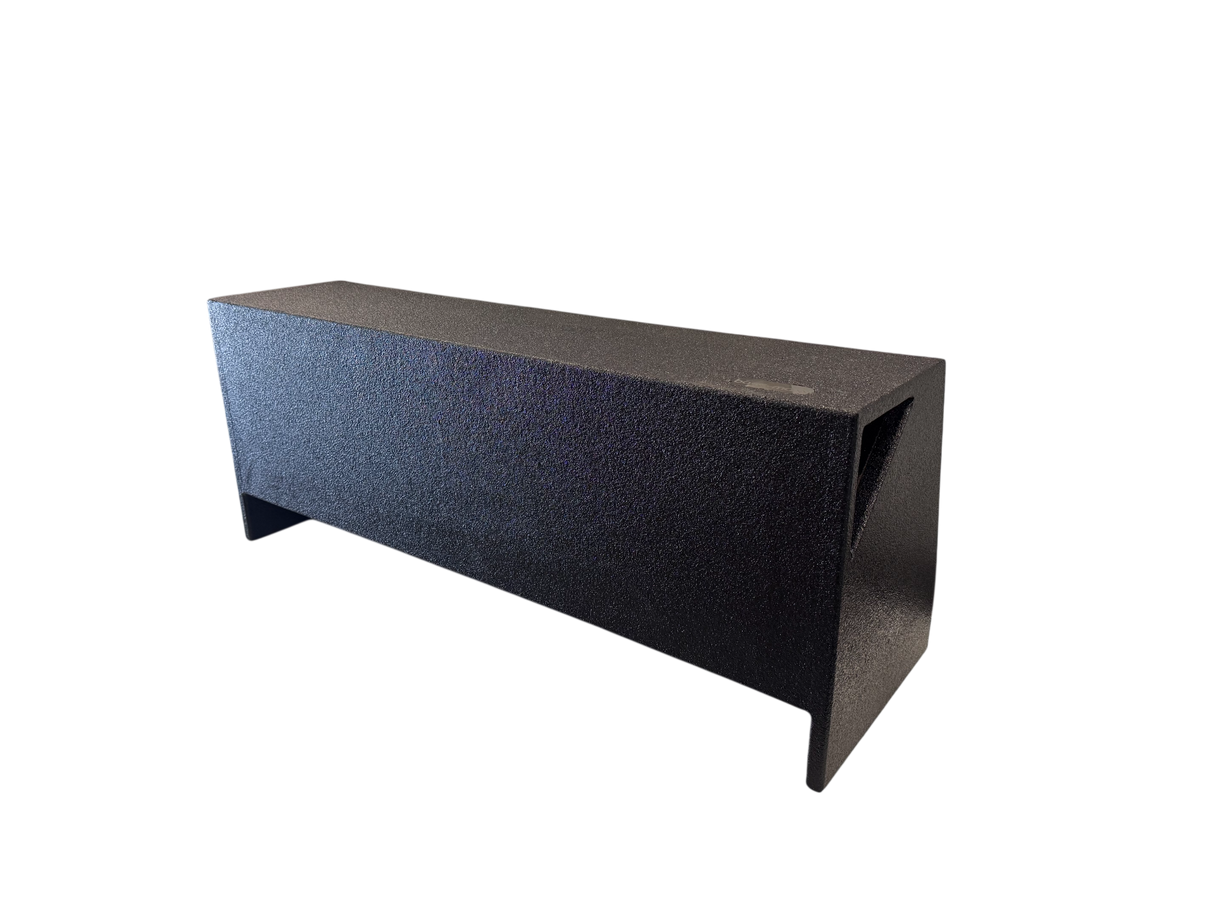 Dual 10" Third Row SUV Subwoofer Box Down Fire Ported Moon Car Stereo