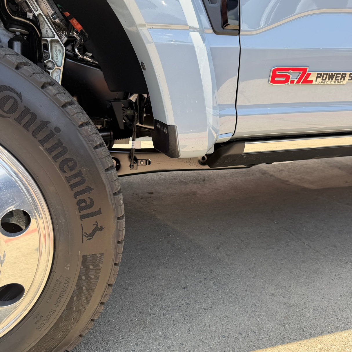 MUD FLAP DELETE FOR 2017-2026 FORD F-450 & F-550 S&B