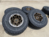 18" Dodge Ram 1500 RHO TRX Beadlock OEM bronze wheel rim 2735 tires 35" NEW Texas Truck Tire