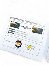 G4-RS 3 Color LED Headlight Bulbs White/Yellow/Amber GGLighting
