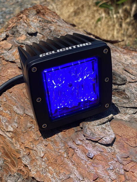 Blue / Green Dual Color Off Road LED Pod GGLighting