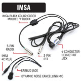 IMSA Driver Only Long Track Racing Communication Kit with RDH16 Radio