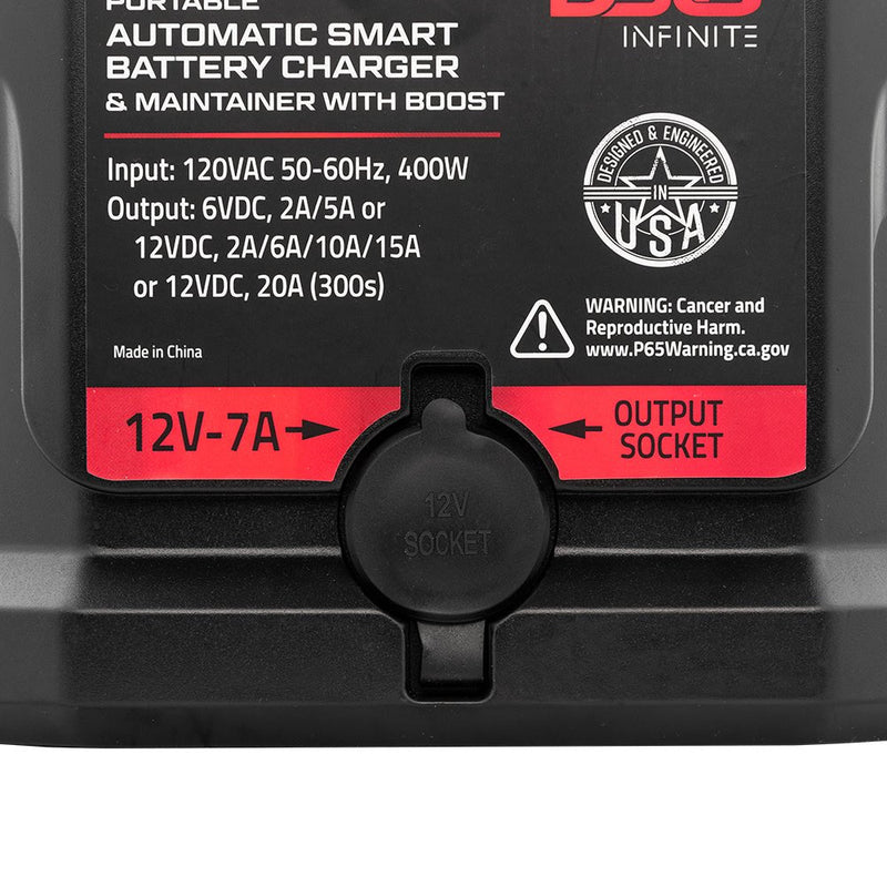 15 AMP Automatic Smart Lithium and AGM Battery Charger, Maintainer and Jump Booster