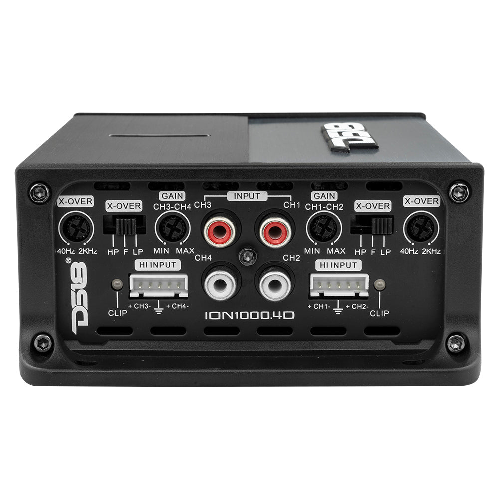 ION Compact Full Range Class D 4-Channel Amplifier 4 x 150 Watts RMS @ 4-ohm